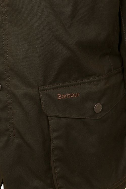 Barbour Wachsjacke Ogston Olive Product / Detail