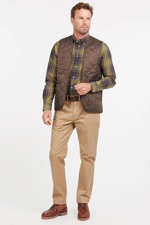 Barbour Waistcoat Brown Model / Voorkant
