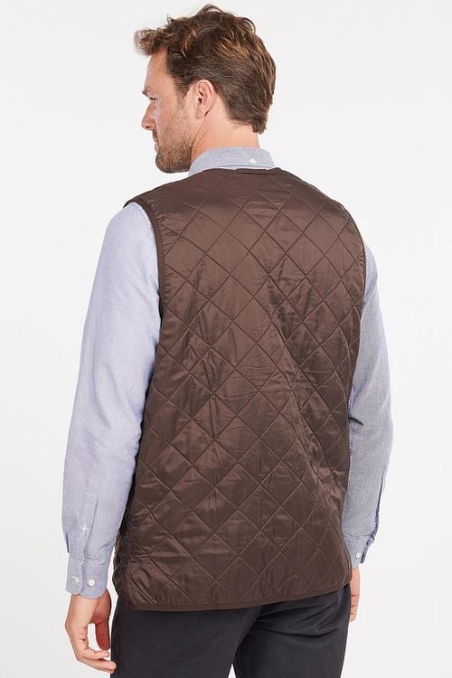Barbour Waistcoat Polarquilt Brown Model / Achterkant