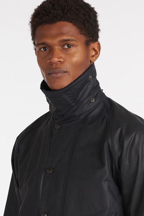 Barbour Wax Coat Beaufort Navy Model / Voorkant