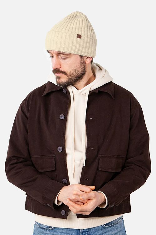 Barts Wyon Mütze Ecru Model / Zijkant