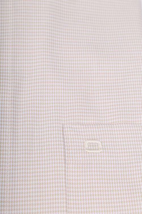 OLYMP Luxor Hemd Pied De Poule Ecru Product / Detail