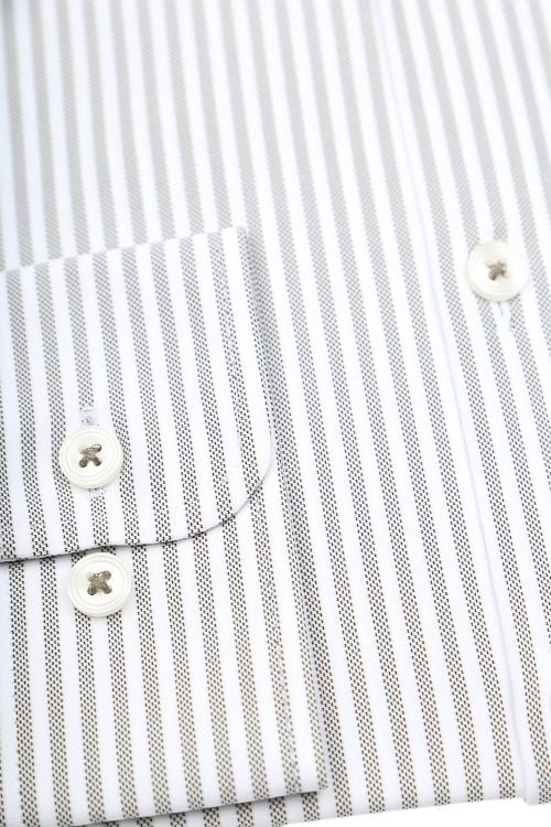 Pure The Functional Shirt Streep Beige Product / Detail