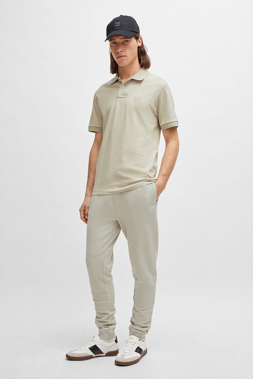 BOSS Passenger Polo Shirt Beige Model / Voorkant