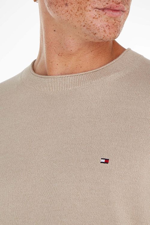 Tommy Hilfiger Pull Beige Mouliné Model / Detail