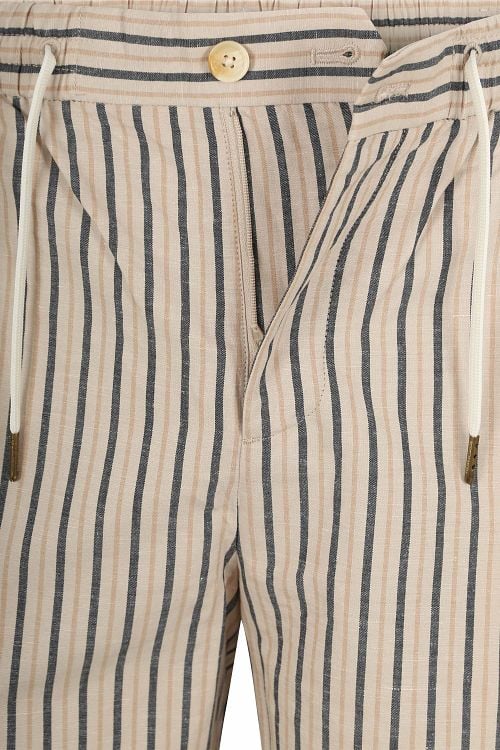 Scotch and Soda Fave Short Stripe Beige Product / Achterkant