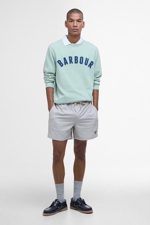 Barbour Zwemshort Somerset Beige Model / Voorkant