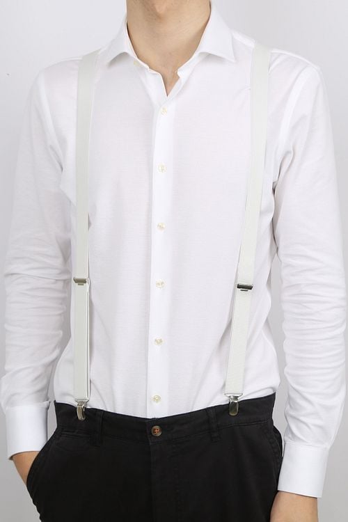 Profuomo Bretelles Blanche Model / Voorkant