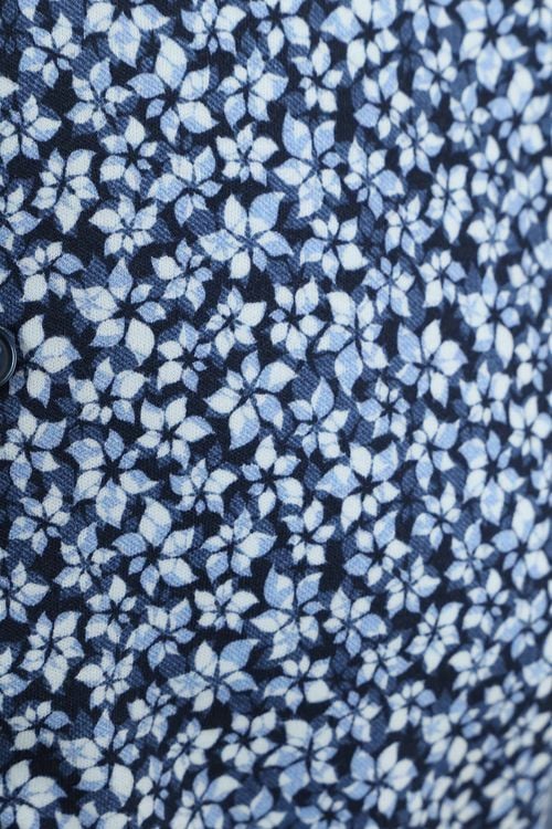 Desoto Hemd Blumenmuster Blau Product / Detail