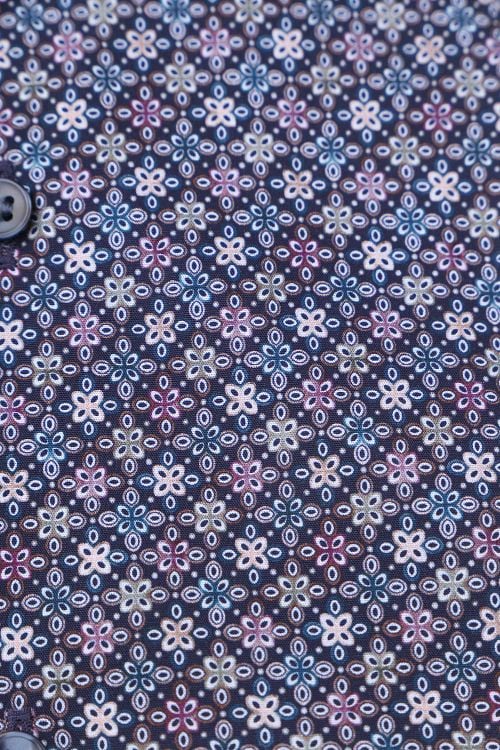 OLYMP Level 5 Hemd Druck Blau Product / Detail
