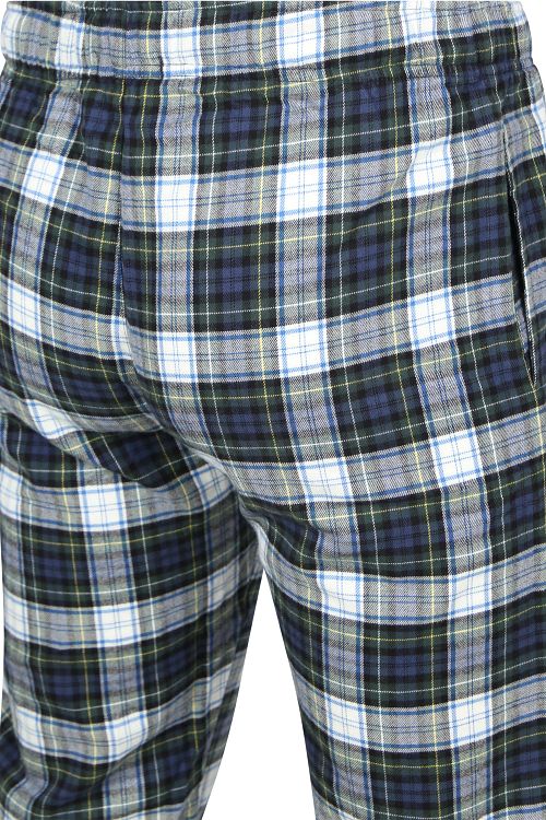 Steppin' Out Lounge-Hose Kariert Blau und Grün Product / Detail