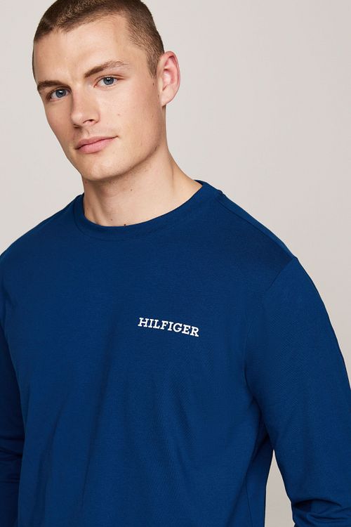 Tommy Hilfiger Pyjama Set Karos Navy Model / Detail