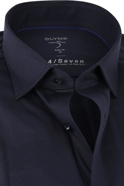 OLYMP Chemise Level 5 24/Seven Bleu Marine Product / Detail