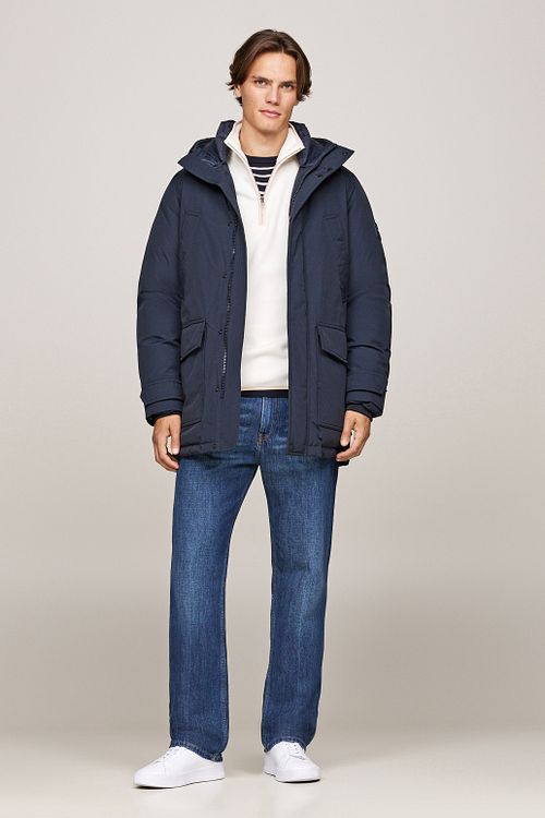 Tommy Hilfiger Parka Rockie Navy Model / Voorkant