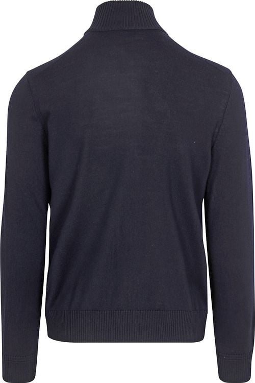 BOSS Avac Cardigan Wool Blend Navy Product / Achterkant