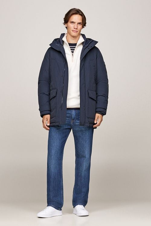 Tommy Hilfiger Rockie Parka Navy Model / Voorkant
