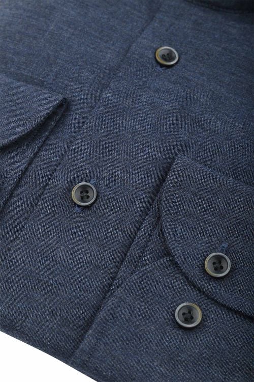 Profuomo Shirt Flanel Dark Blue Product / Detail