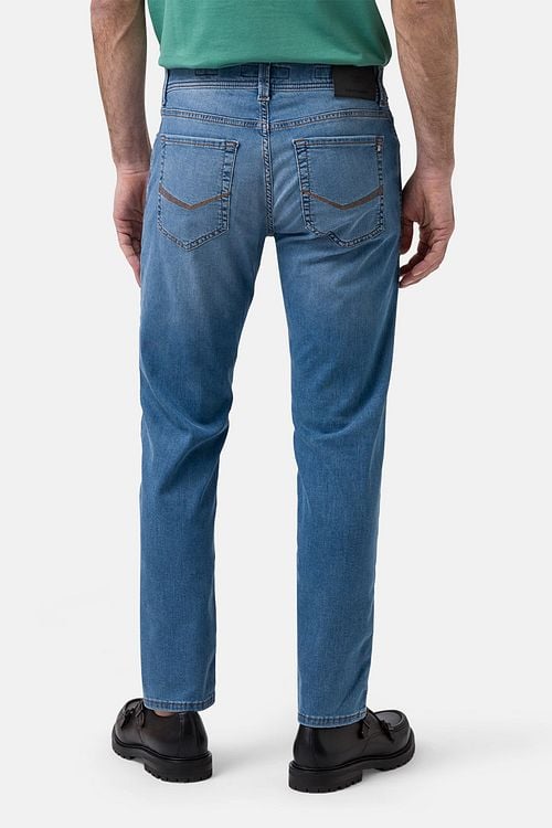 Pierre Cardin Trousers Lyon Tapered Futureflex Vintage Blue Model / Achterkant