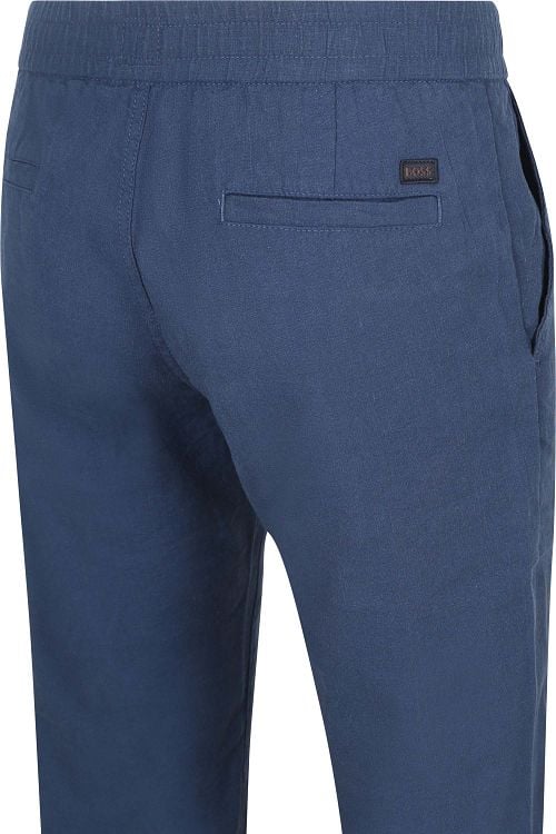 BOSS Chino Sanderson Linen Blend Dark Blue Product / Detail