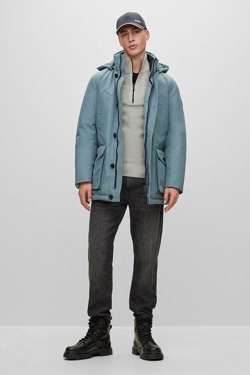 BOSS Osiass Jacket Blue Model / Voorkant