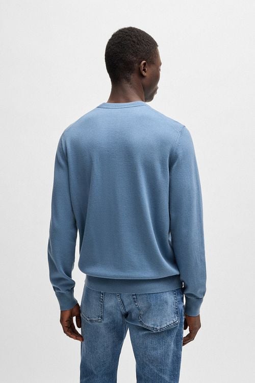 BOSS Pullover Kanovano Light Blue Model / Achterkant