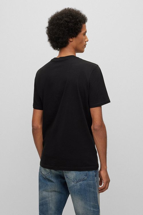 BOSS T-shirt Thinking Black Model / Achterkant