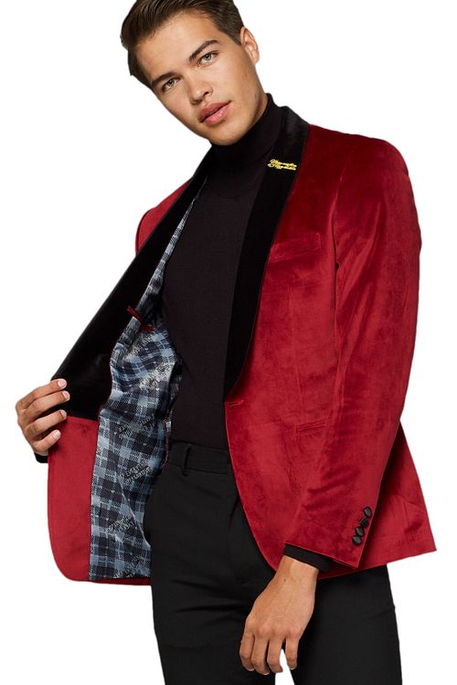 Opposuits Colbert Bordeaux Model / Sfeerbeeld