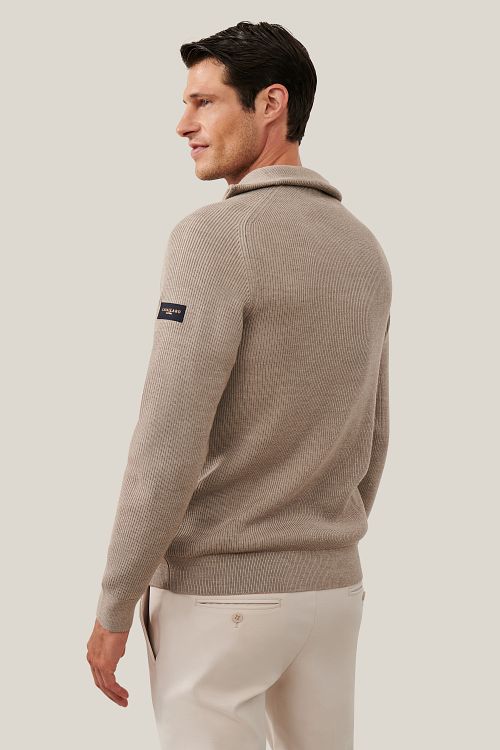 Cavallaro Corsico Half-Zip Beige Model / Achterkant