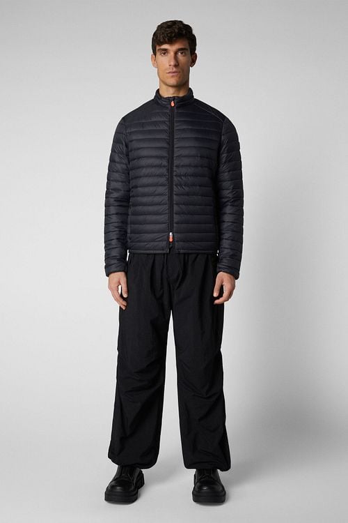 Save The Duck Jacket Alex Black Model / Voorkant