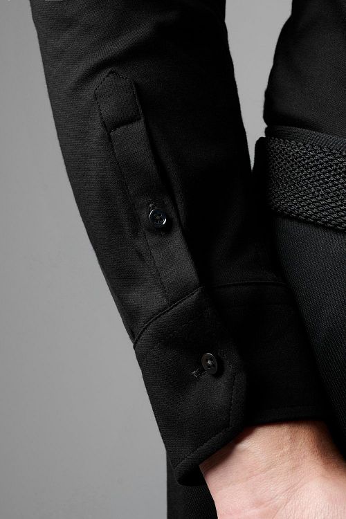 Desoto Essential Shirt Hai Jersey Black Model / Detail