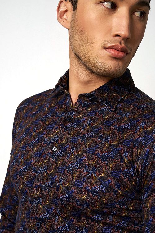 Desoto Shirt Kent Figures Multicolour Model / Detail