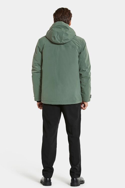 Didriksons Parka Hilding Vert Foncé Model / Achterkant