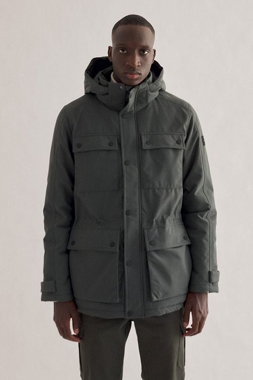 Ecoalf Luena Jacket Khaki Model / Voorkant