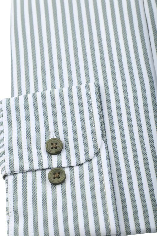 Pure The Functional Shirt Super Stretch Stripes Green Product / Detail