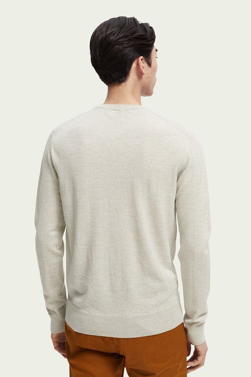 Scotch and Soda Pull Laine Gris Model / Achterkant