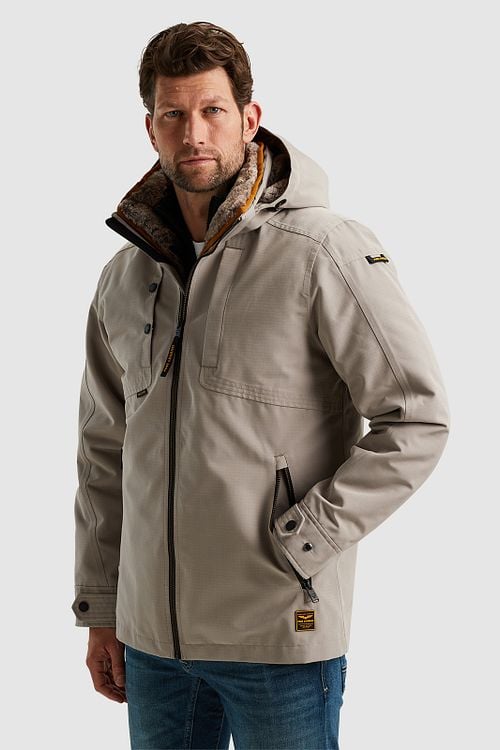 PME Legend Jas Snowpack Icon 2.0 Khaki Model / Voorkant
