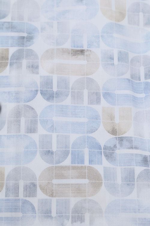 OLYMP Level 5 Hemd Stretch Extra Long Sleeves Druck Hellblau Product / Detail