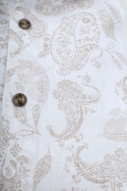 John Miller Hemd Paisley Print Beige Product / Detail
