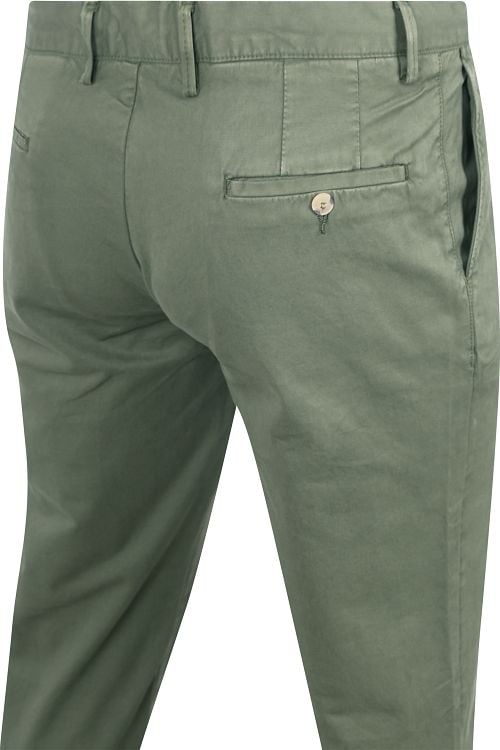 King Essentials The Harry Chino Olive Green Model / Voorkant