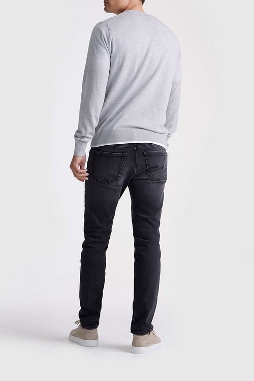 King Essentials The John Pullover Merino Grijs Model / Achterkant