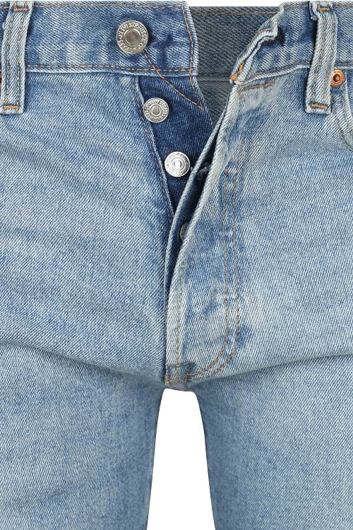 Levi’s 501 Broek Regular Lichtblauw Model / Voorkant
