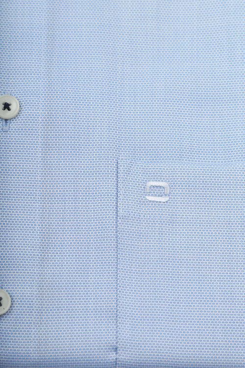 OLYMP Modern-Fit Korte Mouw Blauw Product / Detail