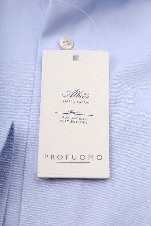 Profuomo Hadleighs Royal Twill Shirt No6 Blauw Product / Detail