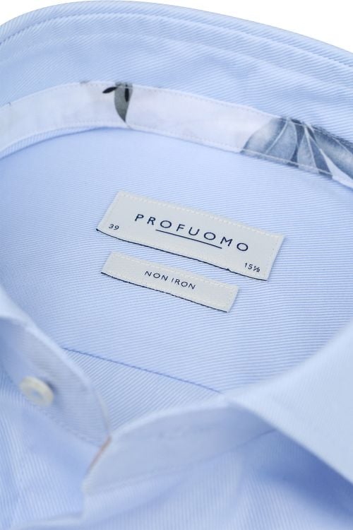 Profuomo Twill Overhemd Lichtblauw Product / Detail