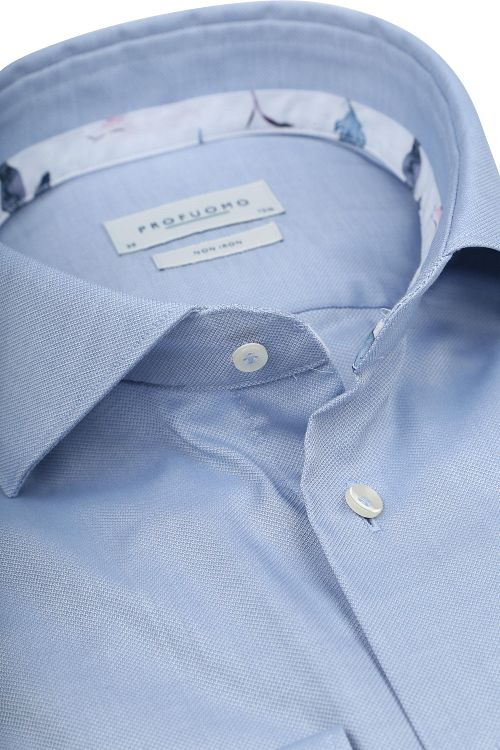 Profuomo Shirt Structure Light Blue Product / Detail