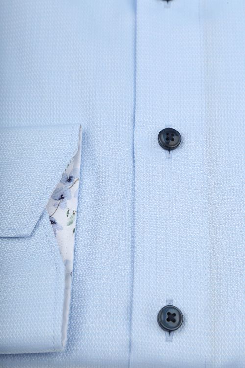 Olymp Luxor Shirt Structure Light Blue Product / Detail