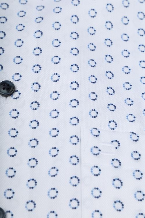 Olymp Luxor Shirt Extra Long Sleeves Print White Product / Detail