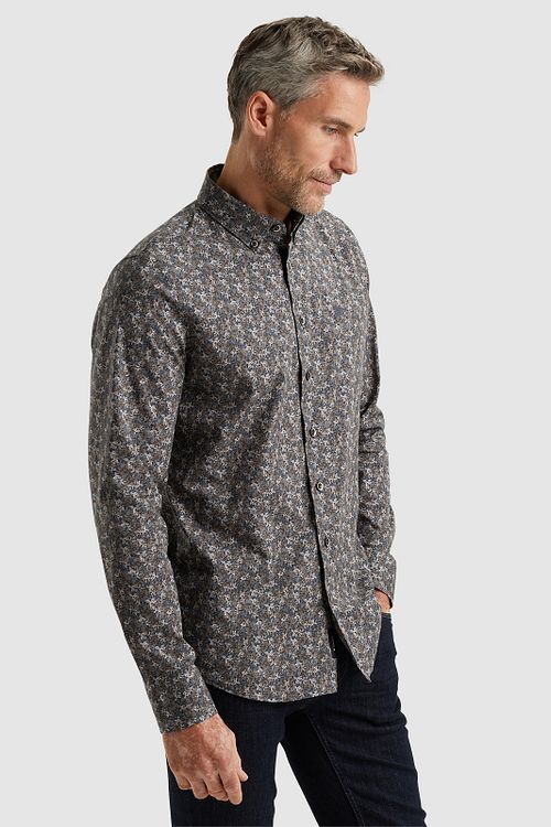 Vanguard Chemise Impression Marron Model / Voorkant