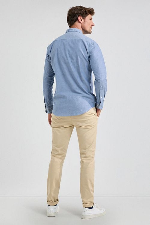 McGregor Hemd Oxford Blau Model / Achterkant