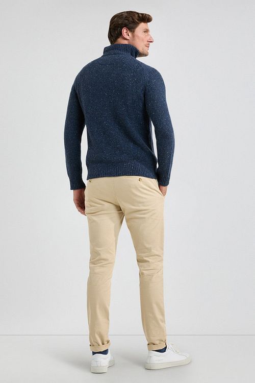 McGregor Pull Half Zip Laine Merinos Marine Model / Achterkant